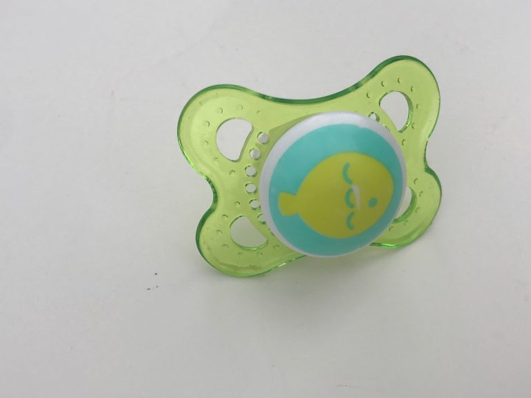 MAM Silicone Pacifier: Lead Free, Cadmium Free, Arsenic Free. I used this brand with my children.