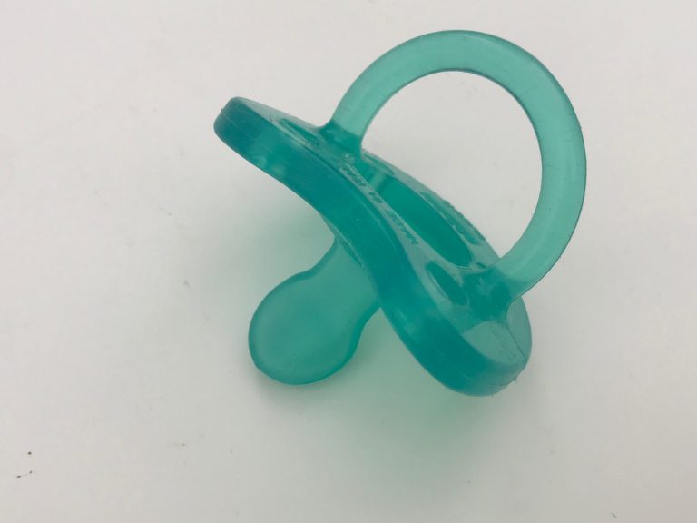 “Made In Italy” Blue Silicone NaturalFit Chicco Pacifier: Lead Free, Cadmium Free, Arsenic Free