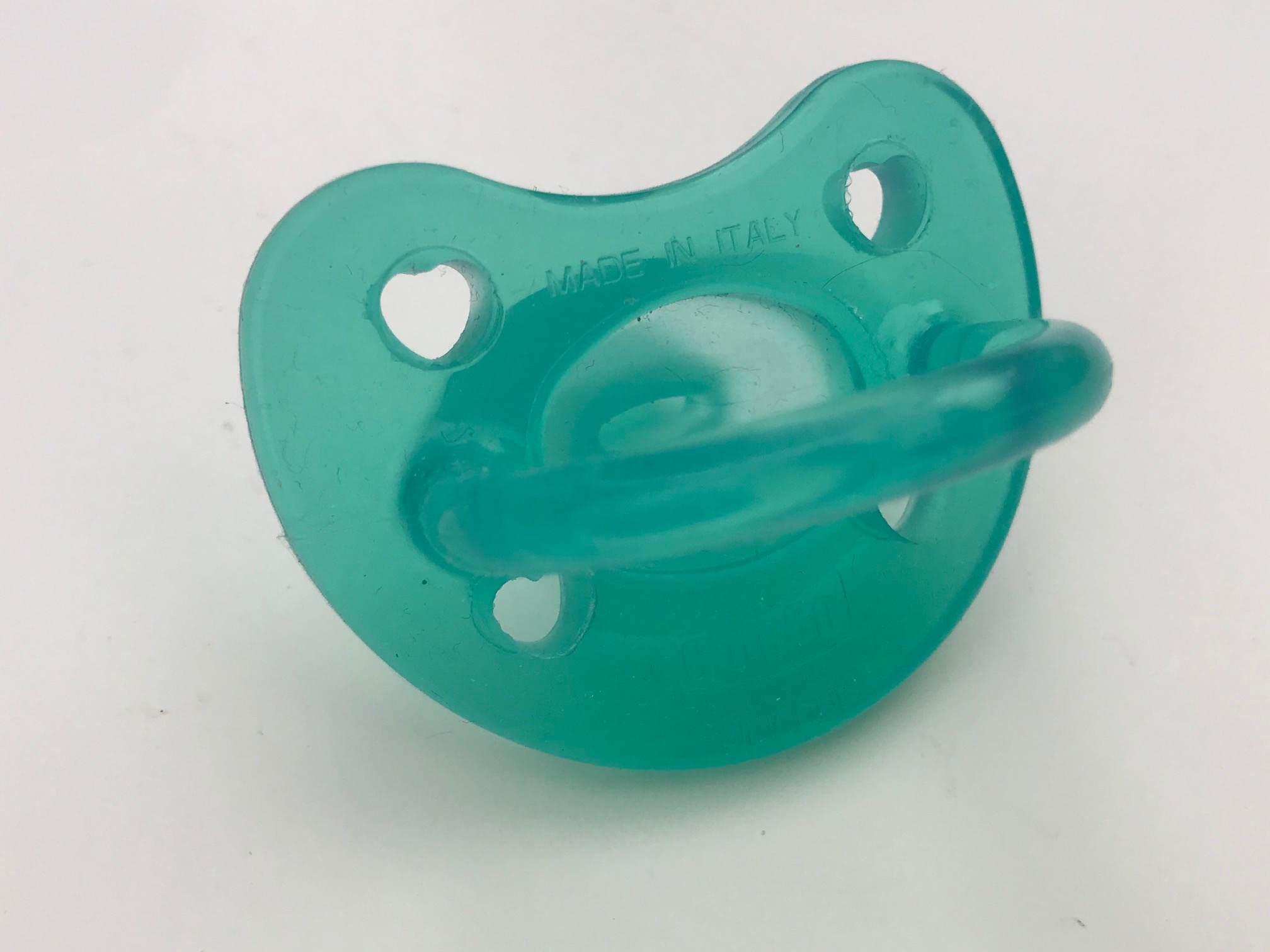 Made In Italy Blue Silicone NaturalFit Chicco Pacifier: Lead Free, Cadmium Free, Arsenic Free