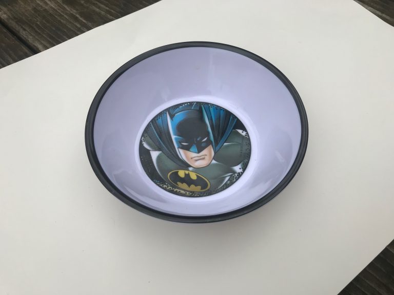 Plastic “Made In China” Batman Cereal Bowl: Lead Free, Cadmium Free, Arsenic Free