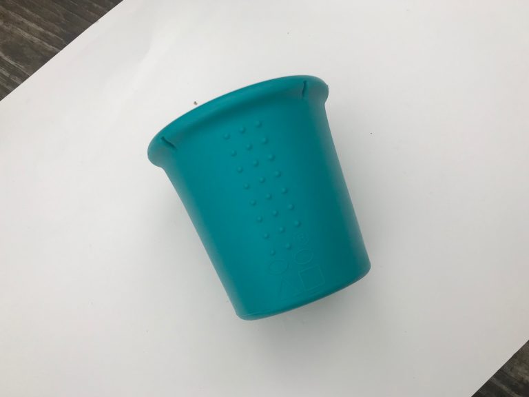 Teal Silikids Thick Silicone Child’s Cup: Lead Free, Cadmium Free, Arsenic Free