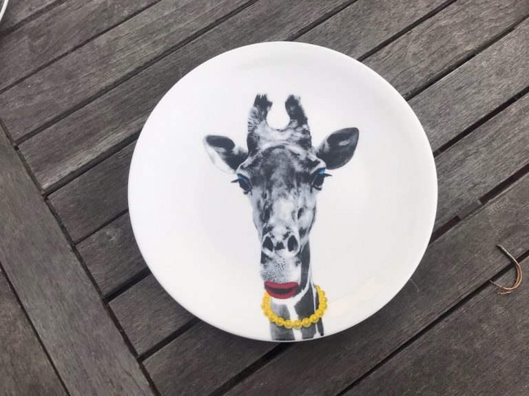 New Wild Dining “JustMustard” Brand Giraffe Plate: 16,400 +/- 400 ppm Lead when tested with an XRF instrument.