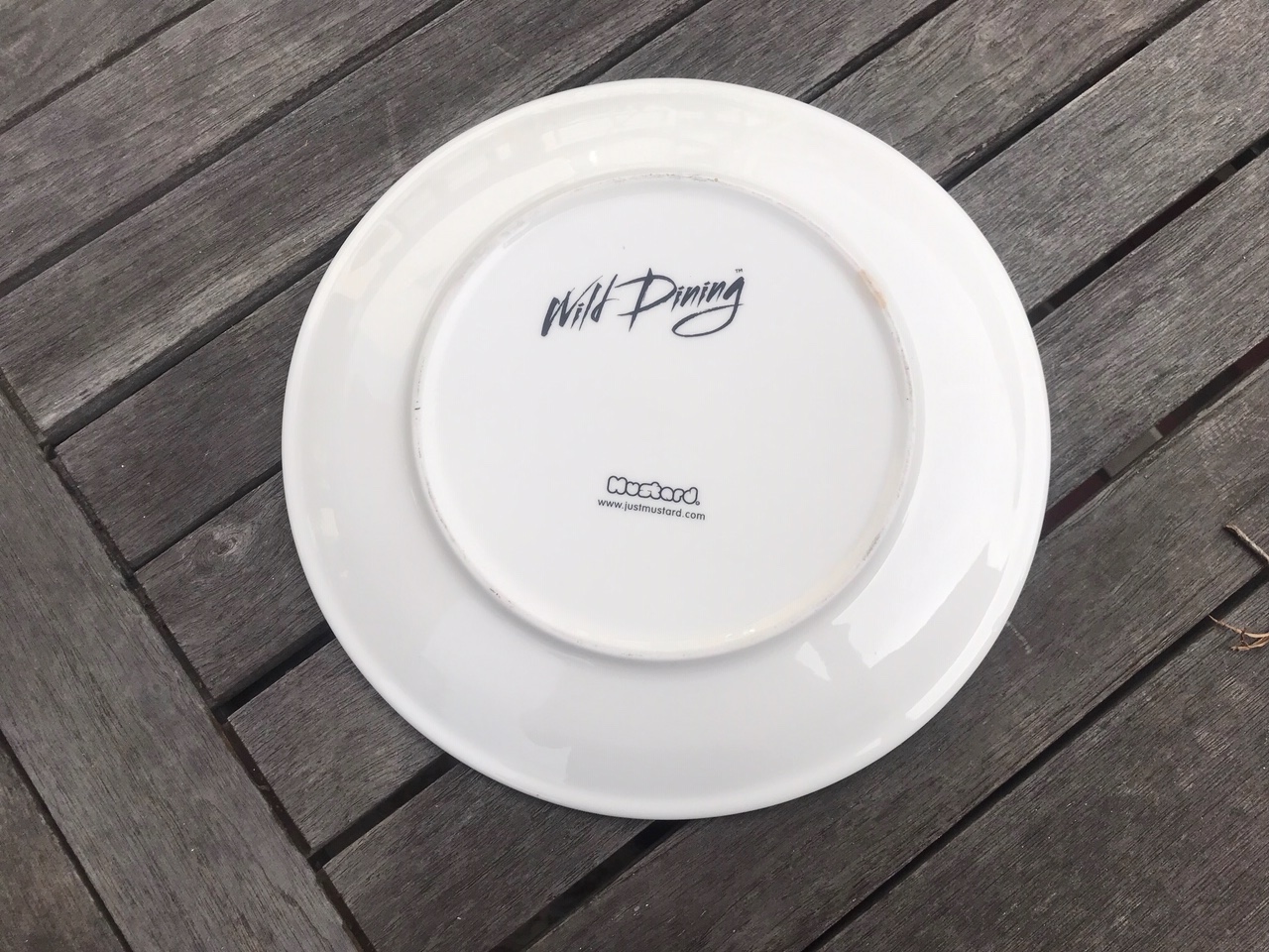 New Wild Dining "JustMustard" Brand Giraffe Plate: 16,400 +/- 400 ppm Lead