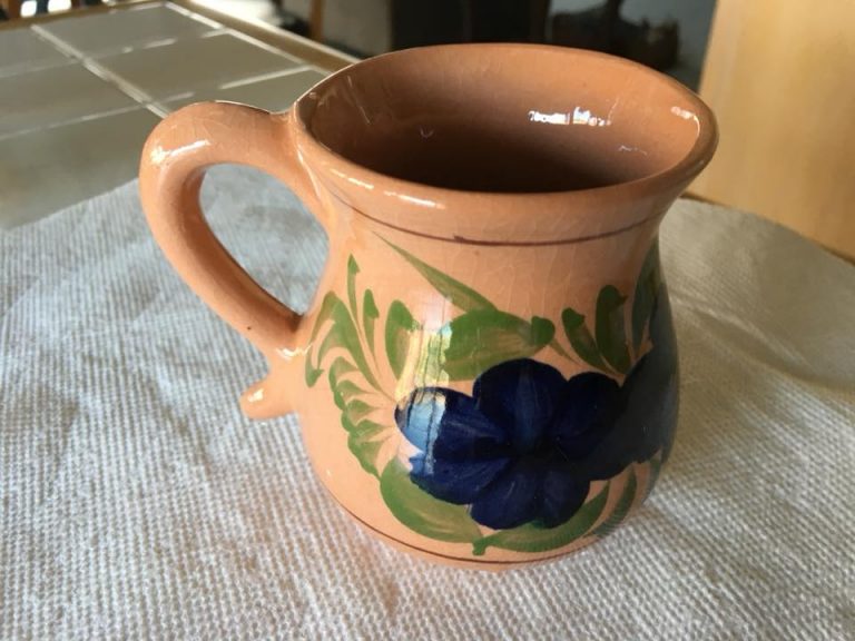 Made In Mexico Vintage / Antique Glazed Ceramic Mug:  122,200 ppm Lead (Context: 90 ppm is illegal in new items for children).