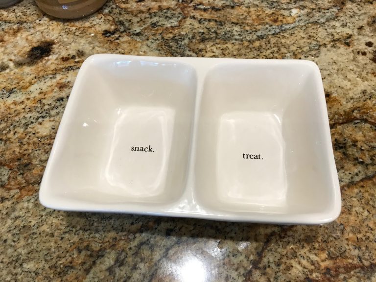 Rae Dunn (by Magenta) Snack/ Treat Serving Dish (Made in China): 647 +/- 37 ppm Lead