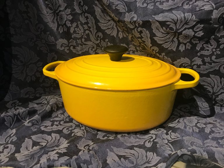 Made in France (c. 2013) Yellow Oval Le Creuset Enameled Cast Iron Casserole (#29): 17,700 ppm Cadmium (a known carcinogen)