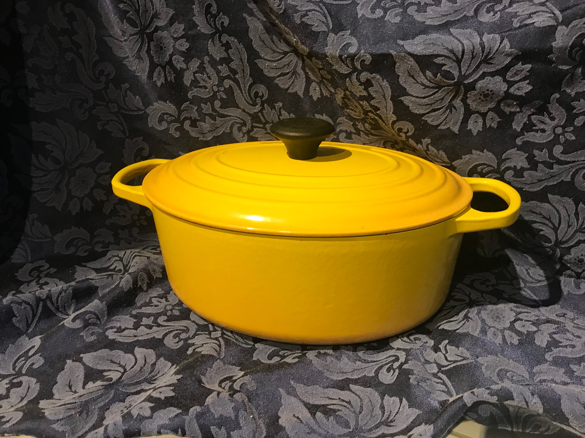 Vintage Le Creuset Dutch Oven B (2 Qt) Yellow Casserole Enameled Cast Iron  Pot