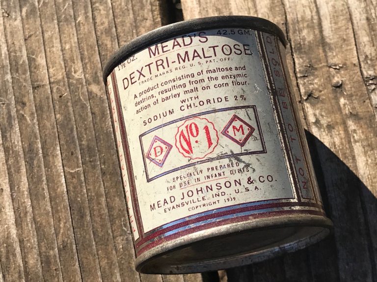 1939 Physician’s Sample Tin of Baby Formula: 456,200 ppm Lead. Frankly the implications of this one are terrifying.