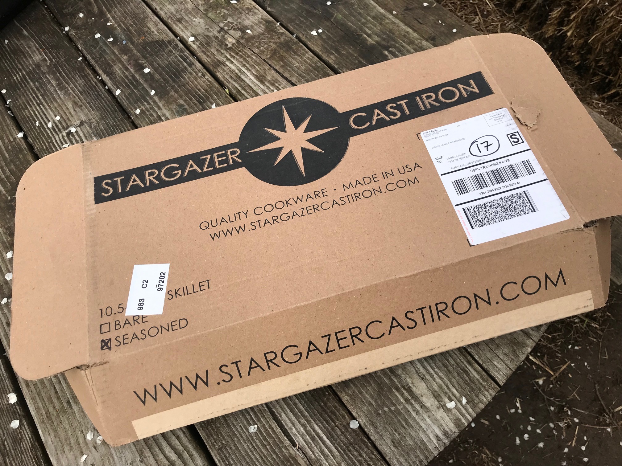 Stargazer Made In USA Pre-Seasoned Cast Iron: Lead Free [Cadmium Free, Mercury Free and Arsenic Free too!]