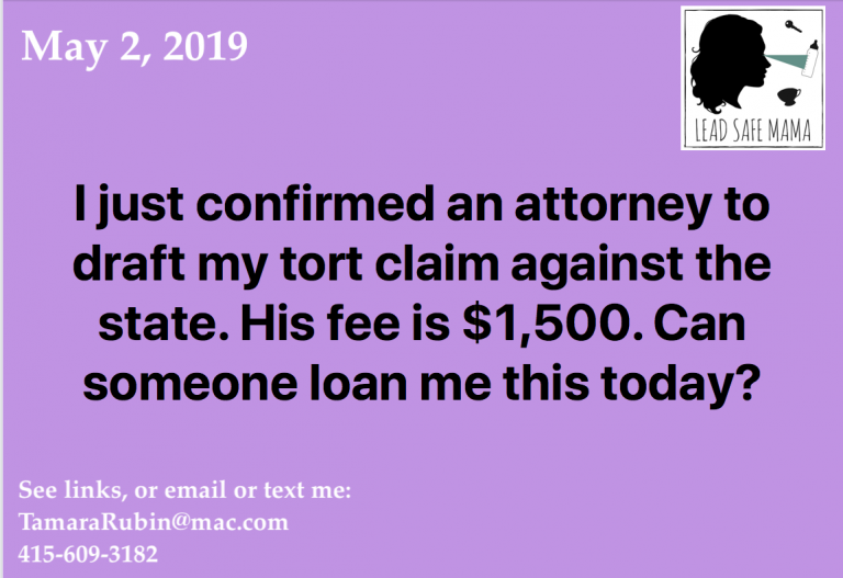 I found an attorney to draft my tort claim against the State of Oregon, and now I just need to raise $1,500 today to cover his fee! #TIA