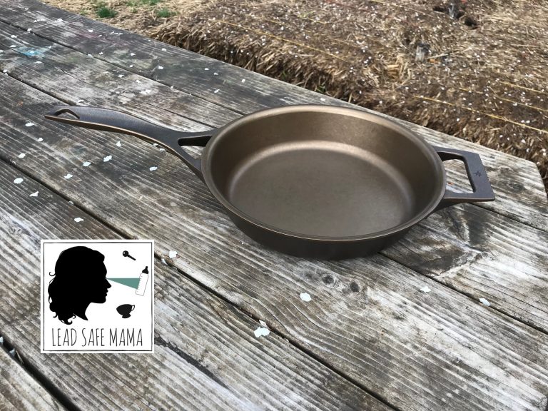 A winner for “Best Cast Iron Pan!” Stargazer USA-made pre-seasoned: Lead-free (Cadmium, Mercury, & Arsenic-free too!)