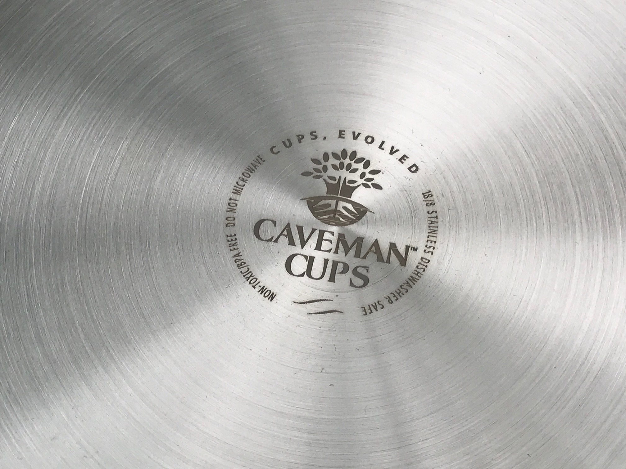 Caveman Cups "Extreme Use" Stainless Steel Cub Plates: #Safe! Non-detect for Lead, Cadmium, Mercury & Arsenic.