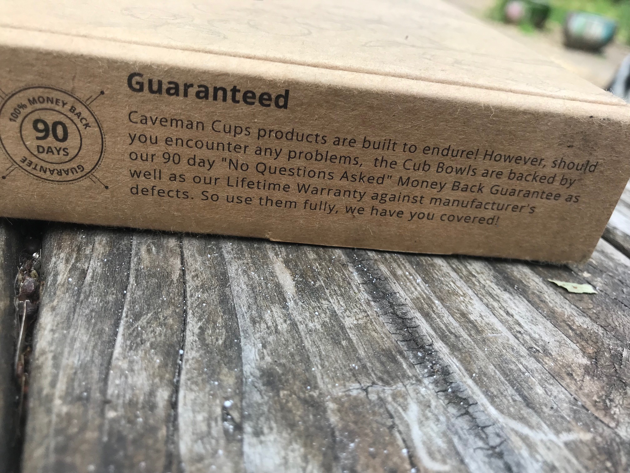 Caveman Cups "Extreme Use" Stainless Steel Cub Plates: #Safe! Non-detect for Lead, Cadmium, Mercury & Arsenic.