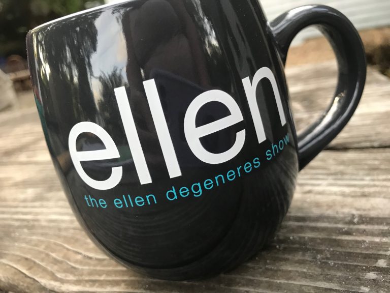 Talk Show “Set Mugs” Series (Used By Hosts & Guests) The Ellen DeGeneres Show: Lead Free & Cadmium Free!