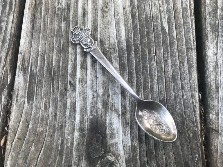 Vintage Tiny Collectable Rolex Bucherer of Switzerland Spoon: 975,000 ppm Silver (more pure than 925), no LEAD!