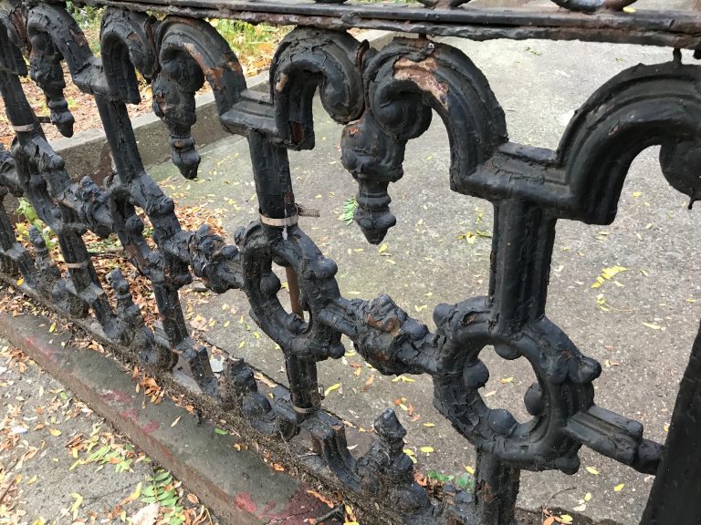 How can I tell if the paint on my home is Lead paint? Read this post for close-up images of this Lead painted railing – Brooklyn, NY