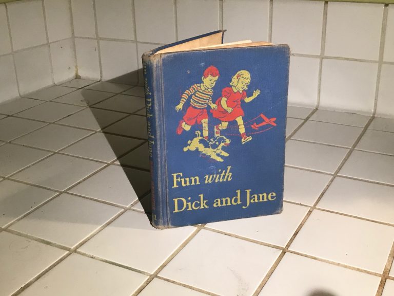 Hardcover 1946 children’s book – “Fun with Dick and Jane”:  1,045 ppm Lead [90 ppm is unsafe for kids.]