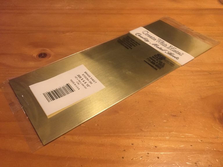 “Create With Metal” Quality Metal Brass Sheets, Made in USA: Lead-free!  69% Copper + 31% Zinc