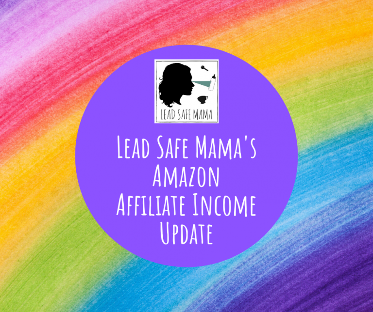 December 2019 Lead Safe Mama Amazon Affiliate Income Update