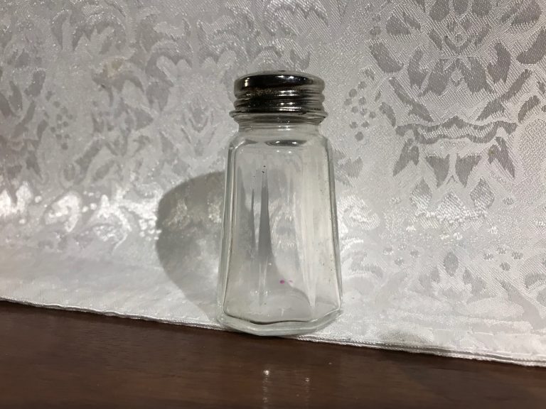 Vintage restaurant-style salt shaker: Lead-Free. These are my favorite &  just 75 ¢ each at a restaurant supply store.