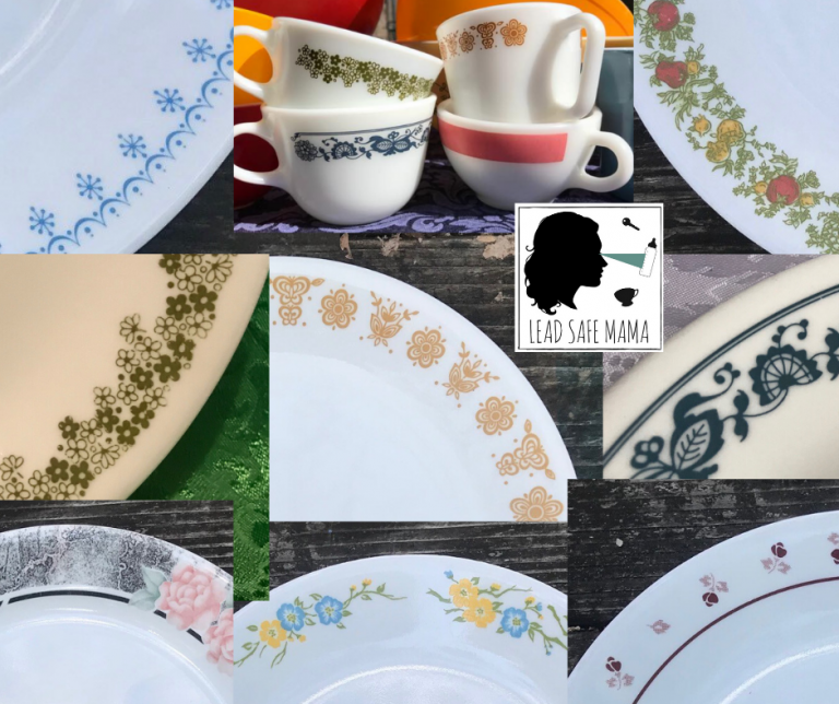 Corelle® recommends using their pre-2005 dishes as “decorative pieces” due to concerns of high Lead levels