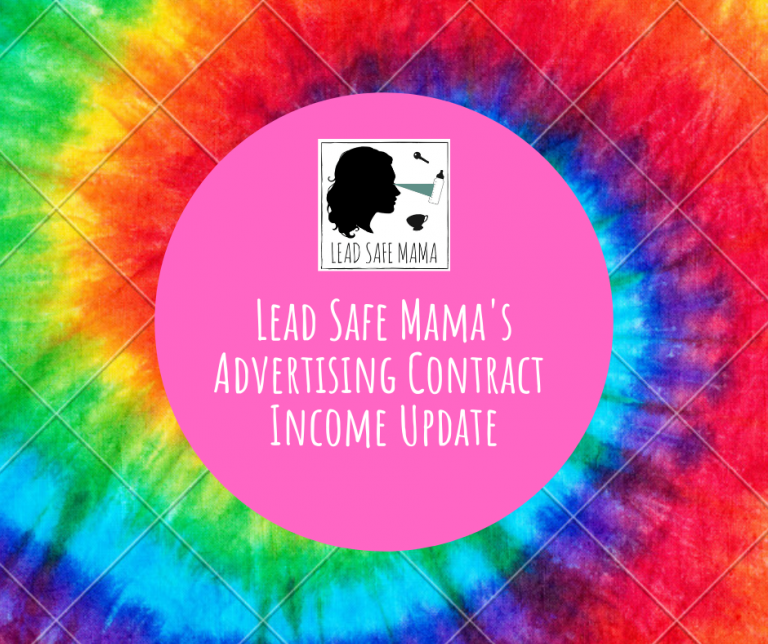 Lead Safe Mama Advertising Contract Income Update, 2019