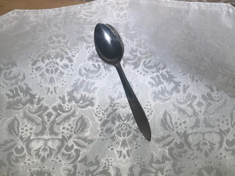 Vintage “Epic” stainless spoon with faux wood / composite handle: 2,170 ppm Lead. For context: 90 ppm is unsafe for kids.