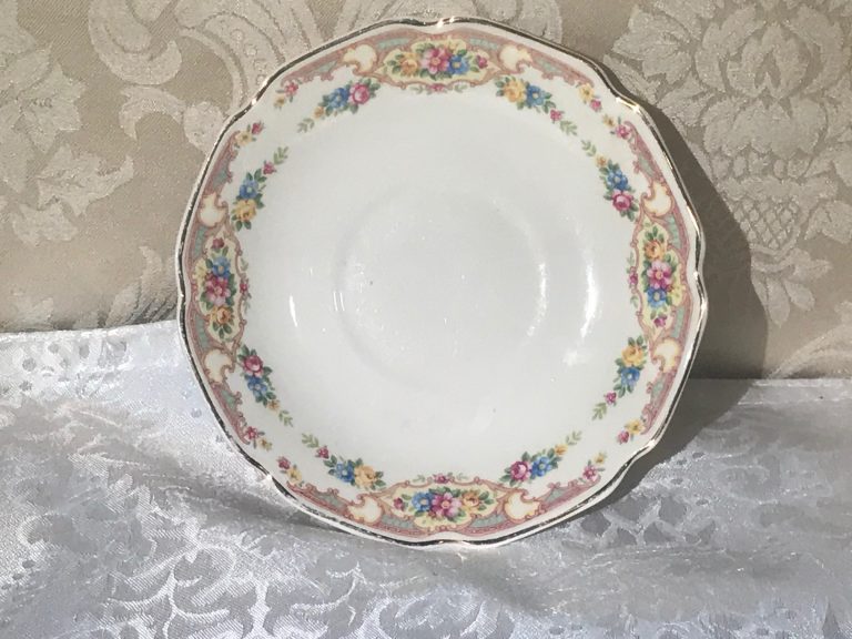 Unmarked vintage floral print saucer: 70,800 ppm Lead. For context: 90 ppm and up is unsafe in items intended for use by kids.