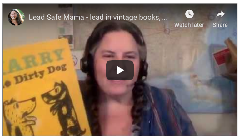 Testing vintage books for Lead with Lead Safe Mama, February 24, 2020 (Video): Harry the Dirty Dog (1956)