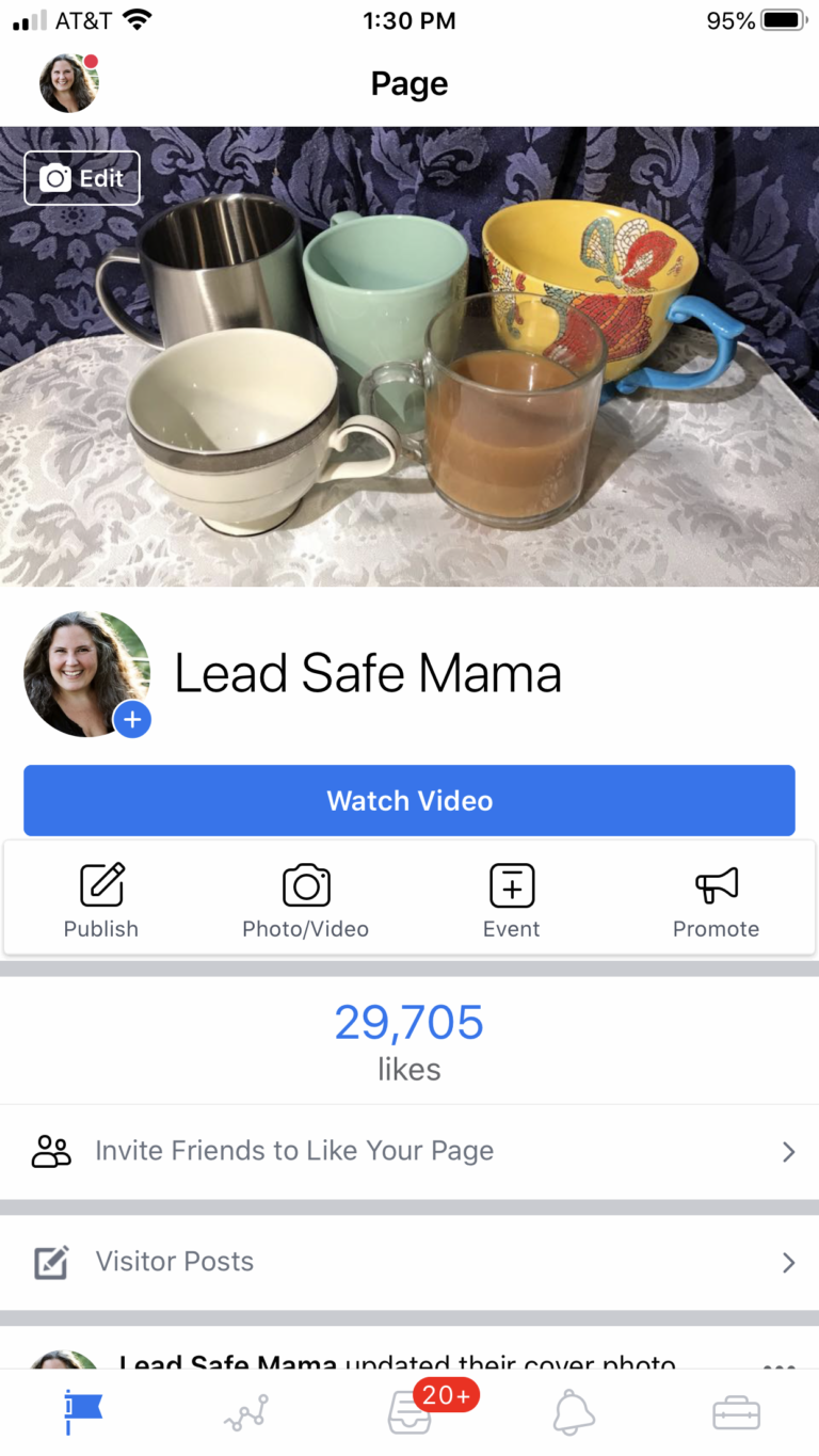 The Lead Safe Mama Facebook page is almost to 30,000 likes! [It’s at 29,705 right now!)