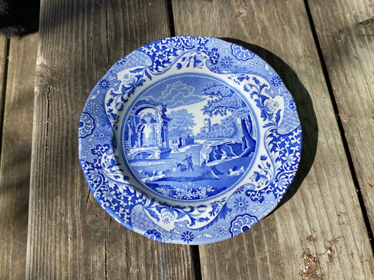 English Spode “Italian” pattern dish: 57,900 ppm Lead + 2,058 Arsenic on the food surface. Do you have Spode at home?