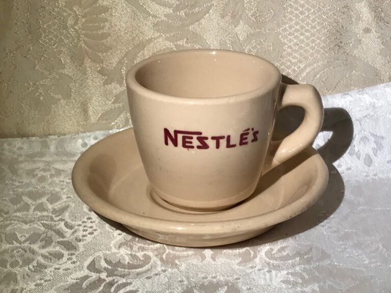 Vintage Sterling China Cup & Saucer: 37,500 ppm Lead. All Sterling China I’ve tested has had unsafe levels of Lead.