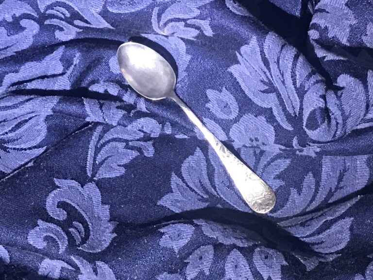 Sterling silver Wendell Manufacturing  Co. baby spoon, c. 1895-1900:  1,677 ppm Lead in the handle. 90 is unsafe.