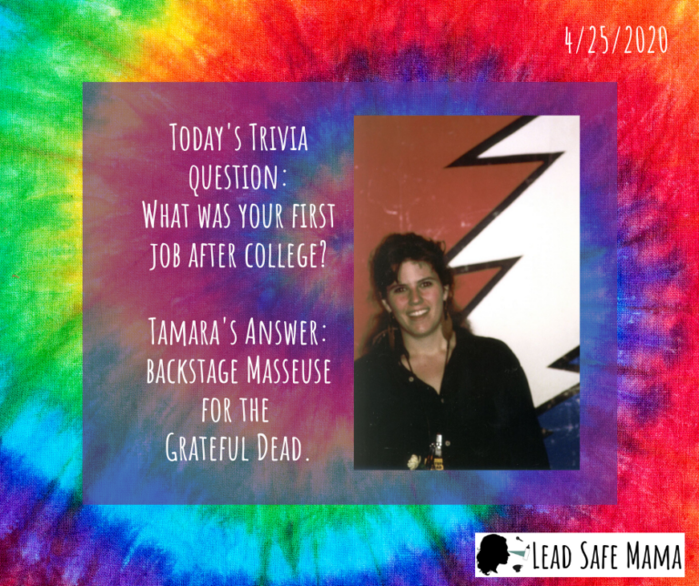 Random Tamara Stories #2: The time I worked as a backstage masseuse for the Grateful Dead…