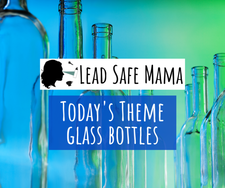 See every Lead Safe Mama glass-bottle article linked here, including baby bottles, water bottles, amber, green & blue bottles, etc.