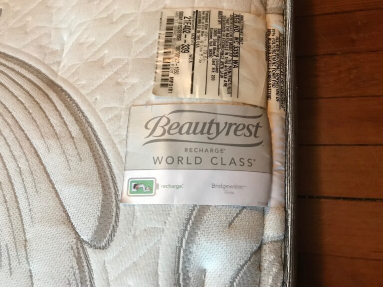 2017 Beautyrest Recharge World Class Bridgewater Firm Mattress: 89 ppm Antimony on the main fabric of the mattress.