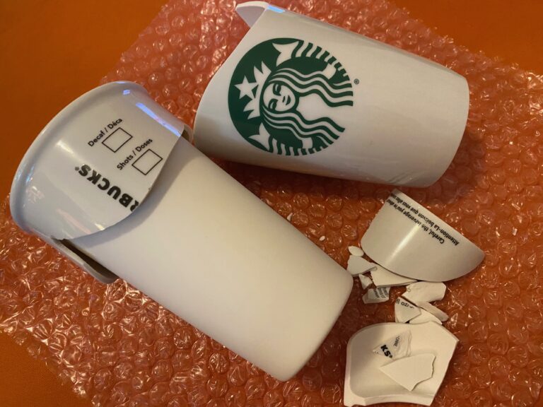 2015 double wall ceramic Starbucks travel coffee cup: 53 ppm Lead (safe by all standards).