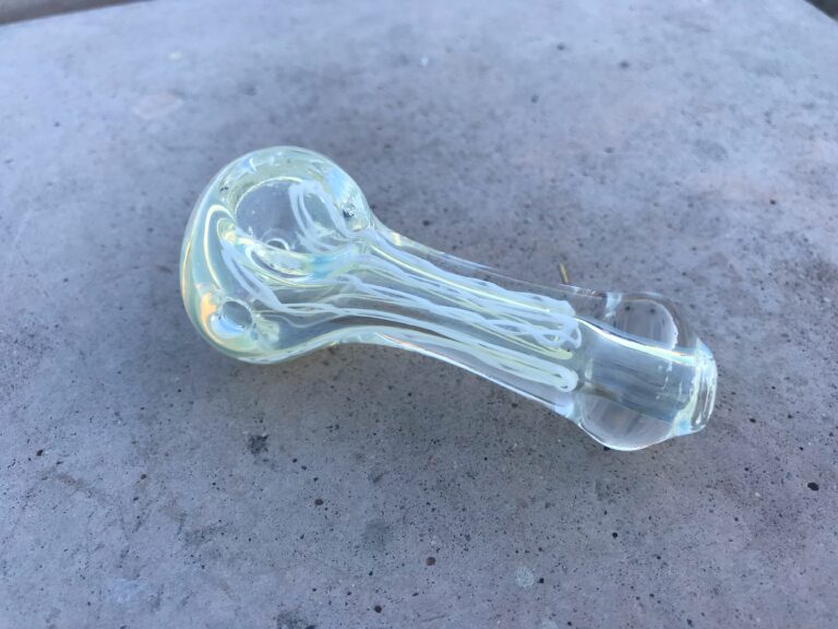 Blown glass pipe: Lead-free, 12 ppm Cadmium (safe by all standards, metals at this level are likely bound in the glass)