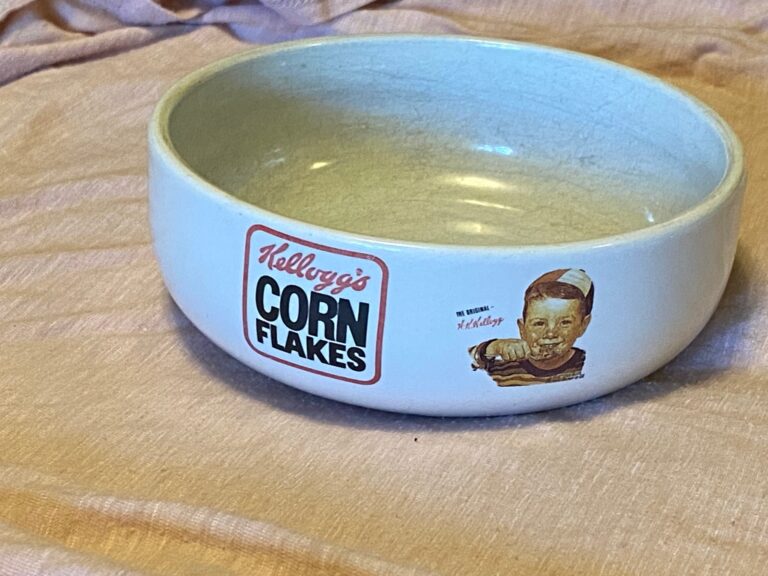 Kellogg’s Corn Flakes Museum Collection “Beanie Boy” cereal bowl: 6,136 ppm Lead + 784 Cadmium + 1,277 Arsenic.