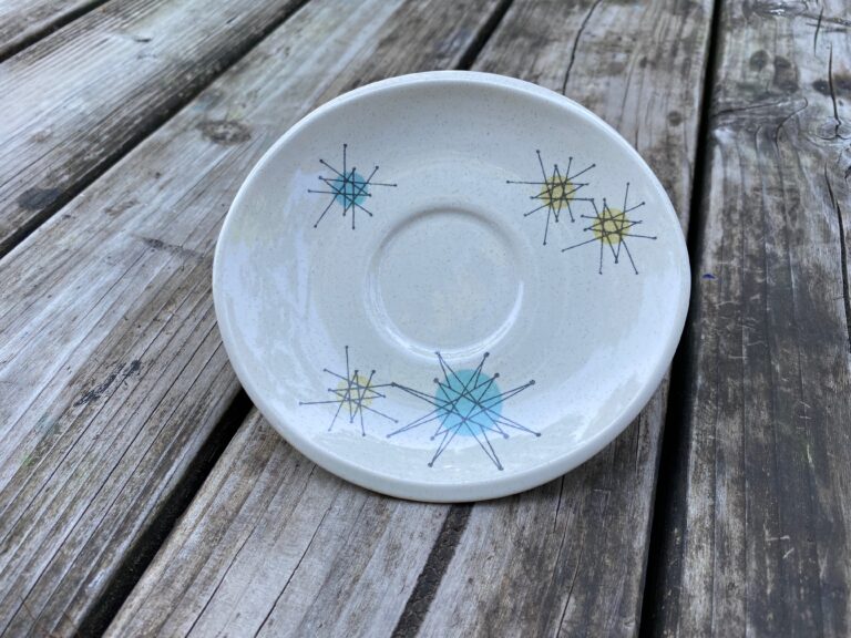 Vintage Starburst pattern dishes: 83,000 ppm Lead. All Franciscan pieces are high Lead and I do not consider them food-safe!