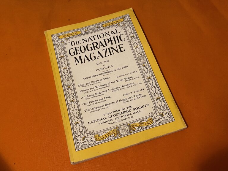 May 1932 National Geographic Magazine: 3,256 ppm Lead + 26 ppm Cadmium. Not safe for kids.