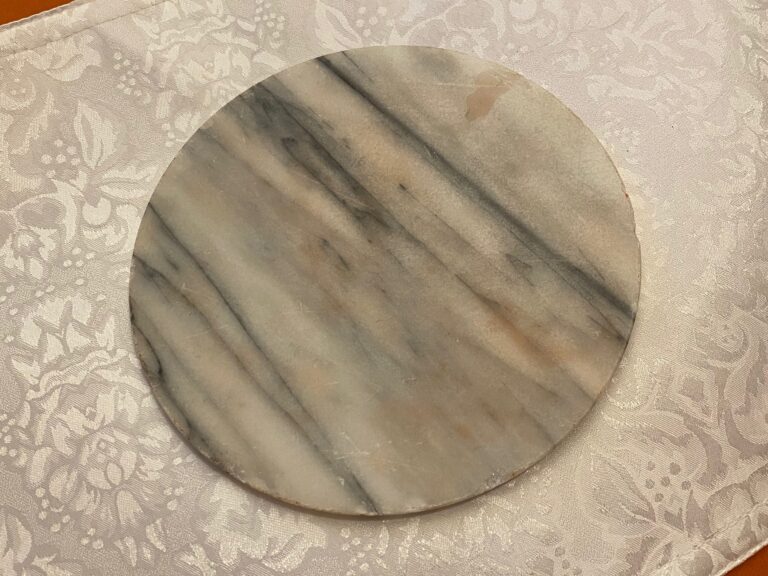 Marble (natural stone) trivet: Lead-free, Cadmium-free, Arsenic-free, Mercury-free, Antimony-free.