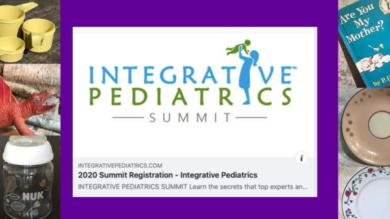 I am “speaking” (virtually) at a pediatric health summit that starts tomorrow. Speakers also include Hilary Duff & many other parent advocates & health professionals.