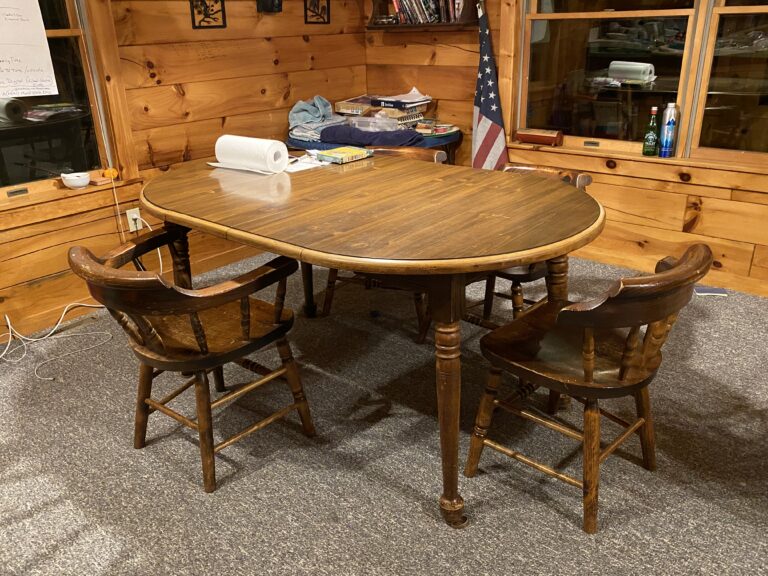 Vintage dining table w/ faux-wood surface: tested positive for Lead, Cadmium, Mercury & Antimony! Do you have a table like this?