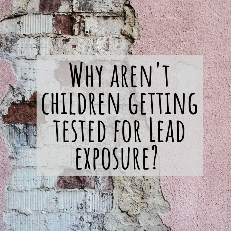 A reporter asked me this question yesterday: “Why aren’t children getting tested for Lead?” Here’s my answer (comparison to COVID-19)