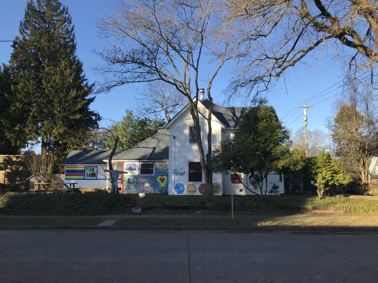 For those of you who have been following the drama with our house, here’s a pic from today…with the new roof!