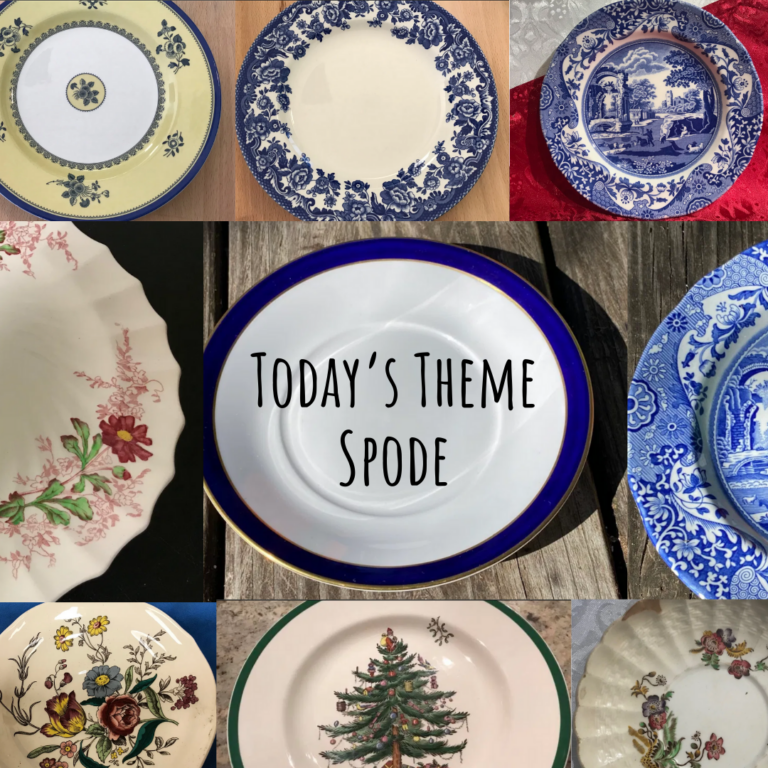 Today’s Theme #Spode: Click to see links to all the articles I have written about SPODE brand products