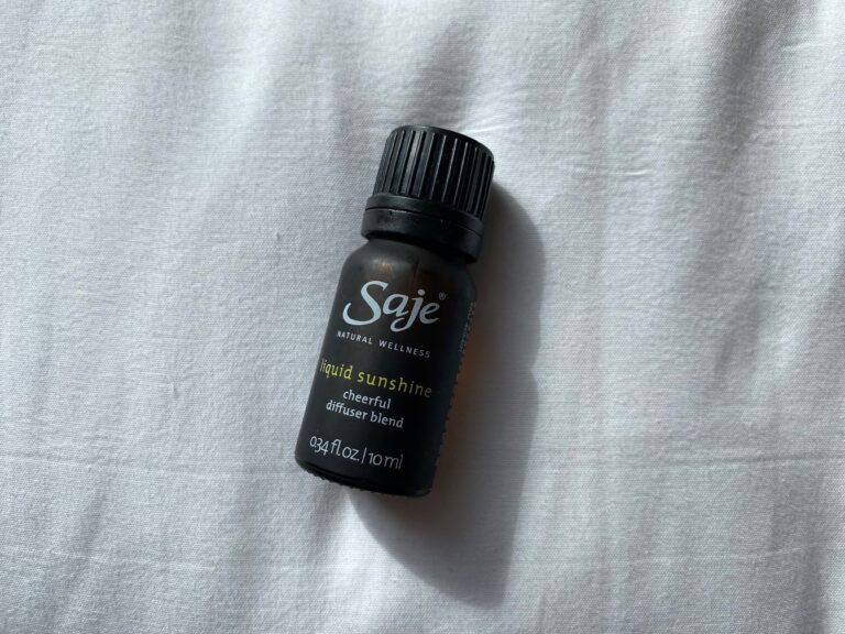 Saje Natural Wellness Liquid Sunshine Cheerful Diffuser Blend BOTTLE (not the contents): 21 ppm Lead (safe by all standards)