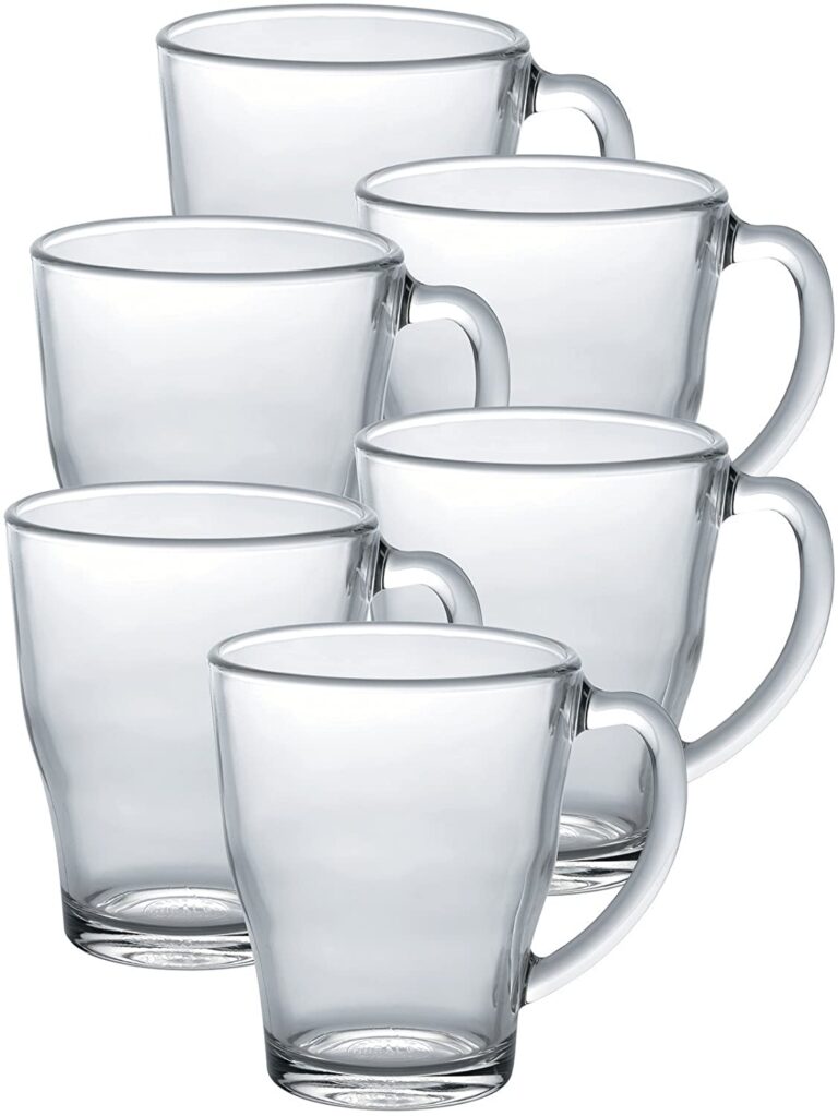 File this under: “stuff I bought for my family” — clear glass mugs (Lead-free!)