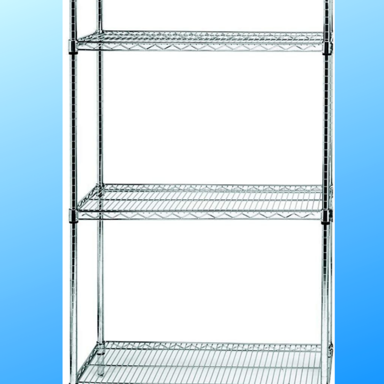 File this under: “Stuff I bought for my family,” NSF-certified wire shelving units